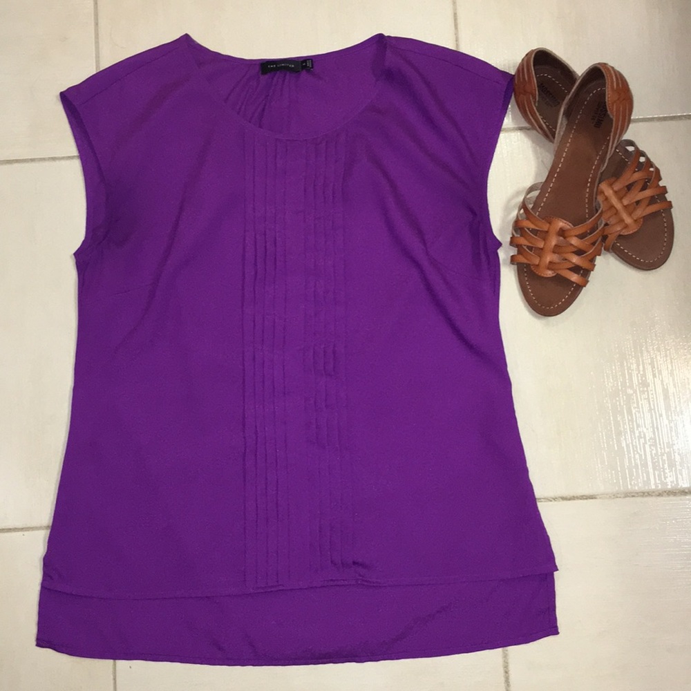 The Limited Purple Blouse